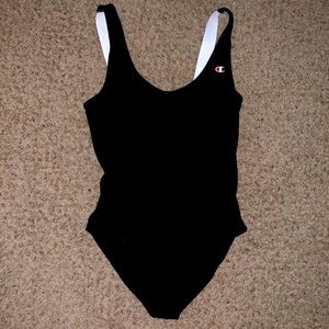 Champion black bodysuit